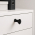 Bouton de porte et tiroir de meuble en laiton noir mat, TABOURET