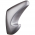 Porte-manteaux patère murale en laiton finition chromé satiné 49X100 mm, SHARK