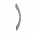 Poignée de meuble GROOVE, nylon chrome gris entraxe 96 mm