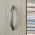 Poignée de meuble ADRIEN, nylon nickel gris entraxe 96 mm