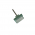 Bouton de meuble BIJOU, verre transparent 30x30 mm