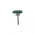 Bouton de meuble BIJOU, verre transparent 30x30 mm