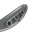 Poignée de meuble KIMIKO, Nylon chrome mat entraxe 32 mm