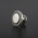 Bouton de meuble CERUSE, Zamak blanc argenté | Cottage
