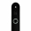 2 poignées de porte d'entrée MAGALI, Zamak noir mat entraxe 195 mm - piliers vis apparentes