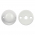 Paire de rosaces de fonction Condamnation en Porcelaine blanc bague polie dorée, ATHENA