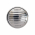 Bouton de meuble en zamak chrome 30 mm - ROND STRIE