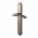 2 poignées de porte FINESSE sans trou, Zamak bicolore nickel/nickel mat entraxe 195 mm