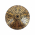 Bouton de meuble en métal doré Ø38 mm - ALADIN