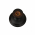 Bouton de meuble en zamak noir Ø25x21 mm - CONVEXE
