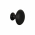 Bouton de meuble en zamak noir Ø25x21 mm - CONVEXE