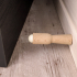 Butée de porte Diabolo en bois brut GM
