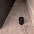 Butée de porte sol CYLINDRIQUE, Aluminium noir